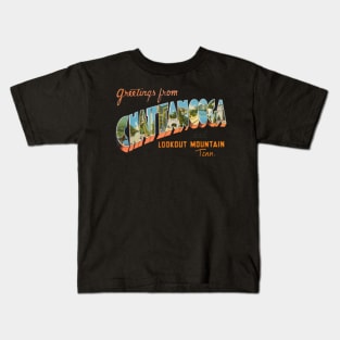 Greetings from Chattanooga Kids T-Shirt